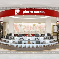 Thiết kế gian hàng giầy dép Pierre Cardin - Vincom Đồng Khởi(lần 2)